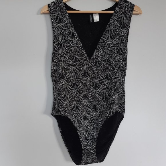 Glittery art deco body suit - Picture 1 of 8